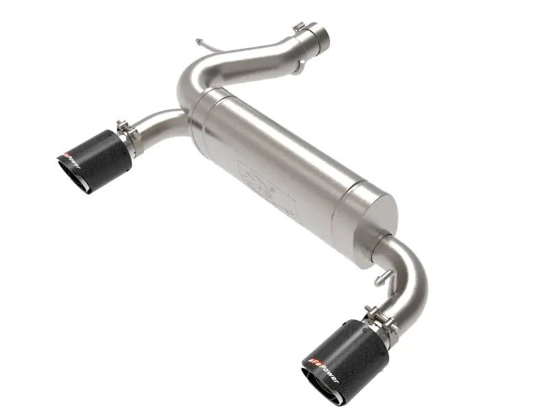 Stainless steel exhaust with dual black tips for Ford Bronco afe vulcan 3in system