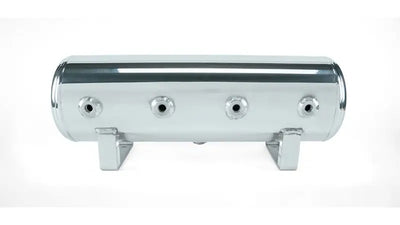 Air Lift 2.5 Gal. Polished Tank w/ Viair 444c Chrome Compressor (Incl. Fittings & Mounting Hardware) - Suspension