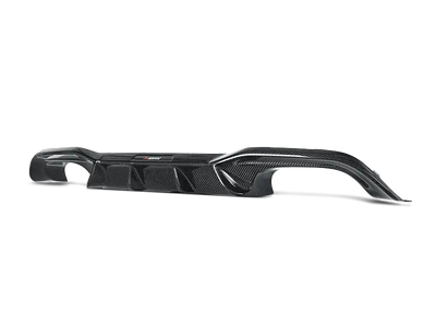 High gloss rear carbon fiber diffuser for BMW M2 F87 by Akrapovic