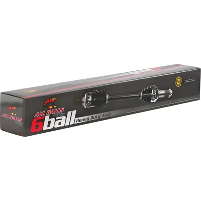 Heavy duty axle in packaging.