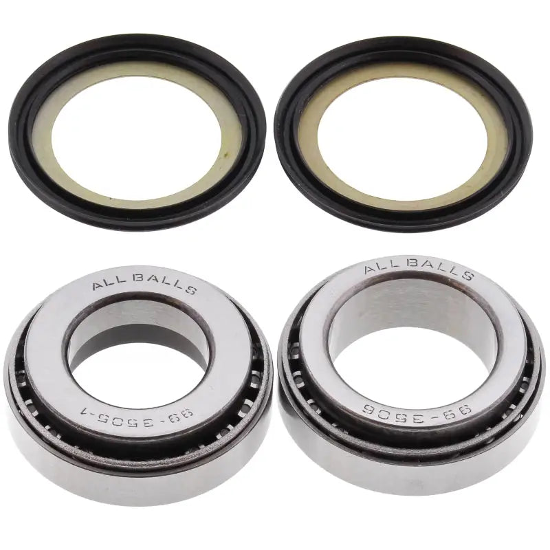 All Balls Racing 73-75 Yamaha TX500 Steering Bearing Kit - All Balls Racing