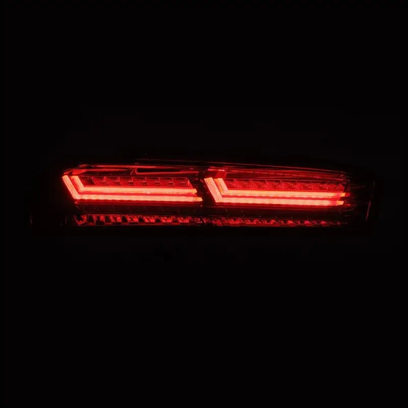 AlphaRex Jet Black LED Tail Lights for Chevrolet Camaro