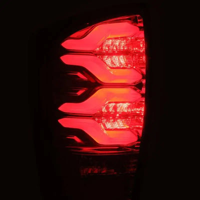 AlphaRex 16-20 Toyota Tacoma PRO-Series LED Tail Lights Red Smoke - Truck & Automotive