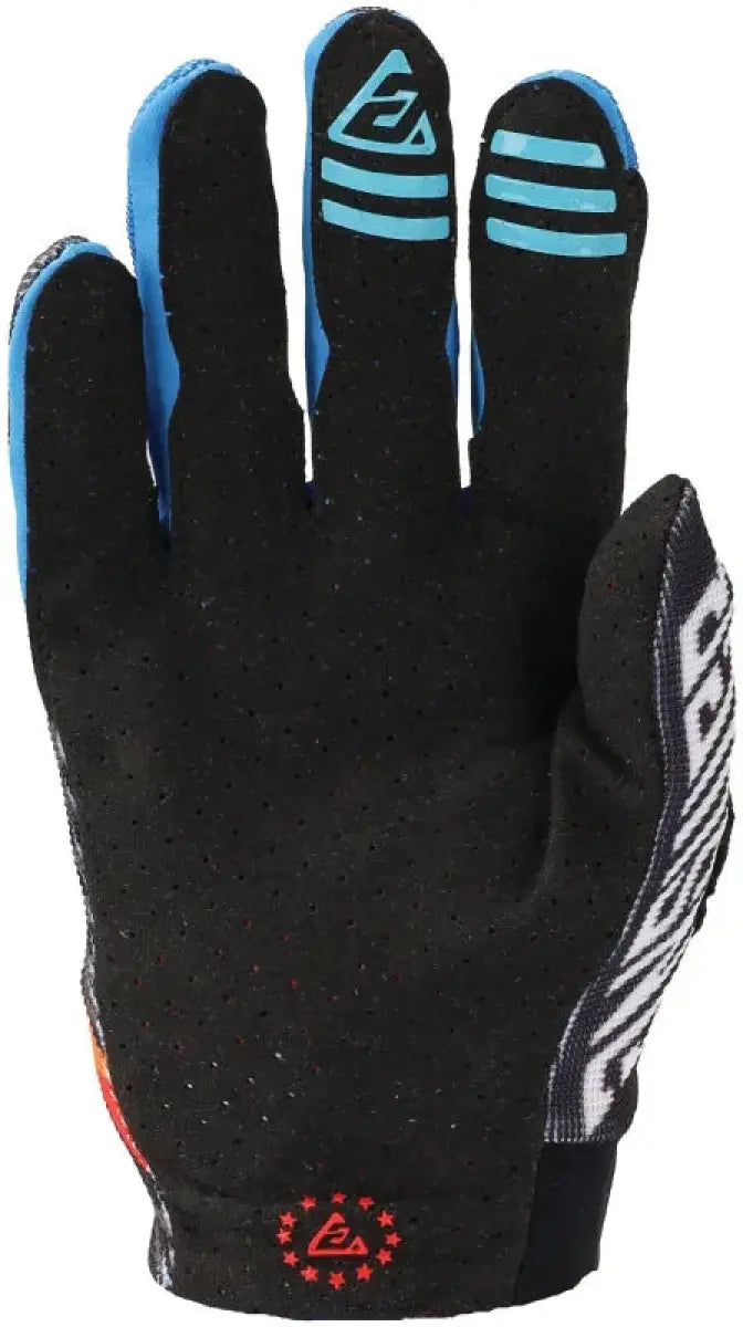 Black and blue Aerlite Drip Gloves from Answer 25 Aerlite Drip series
