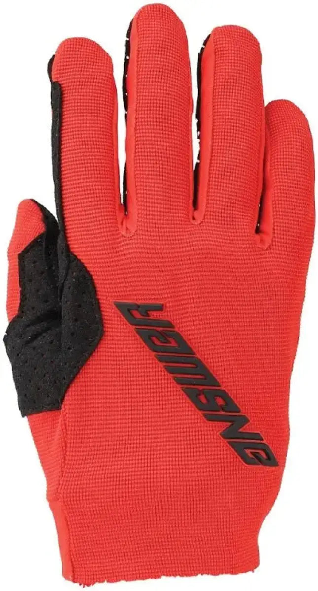 Answer 25 Aerlite Gloves Red Black youth XL for cycling, featuring aerlite gloves red design