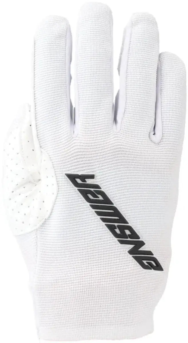 White riding glove from Answer 25 Aerlite Gloves White/Black in size 2XL