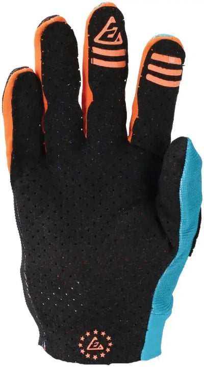 Black, orange, and blue Aerlite Nitro Gloves for cycling, Answer 25 Nitro Gloves XL