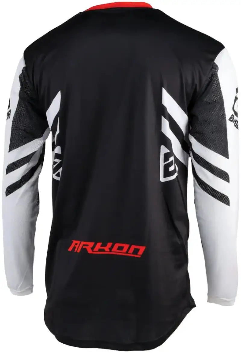 Black and white long-sleeved Arkon Nitrus Jersey for the Answer 25 Arkon Nitrus series