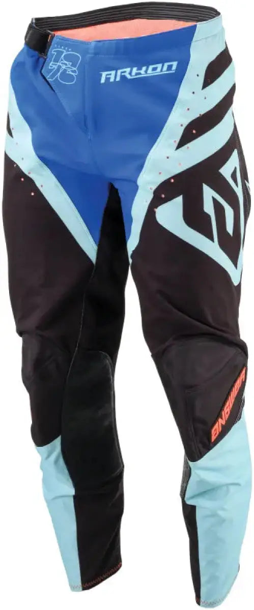 Blue and black Arkon Nitrus Pants for motocross, Answer 25 Arkon Nitrus lineup