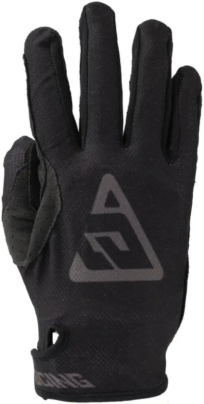 Black cycling glove from Answer 25 Ascent Gloves Black/Grey Youth Medium