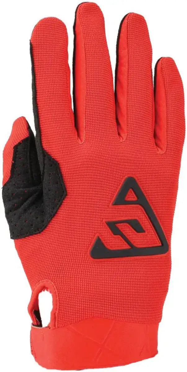 Red and black cycling glove from Answer 25 Peak Gloves Black/Red in 2XL