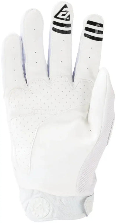 White golf glove from Answer 25 Peak Gloves White/Black small size for peak gloves white style