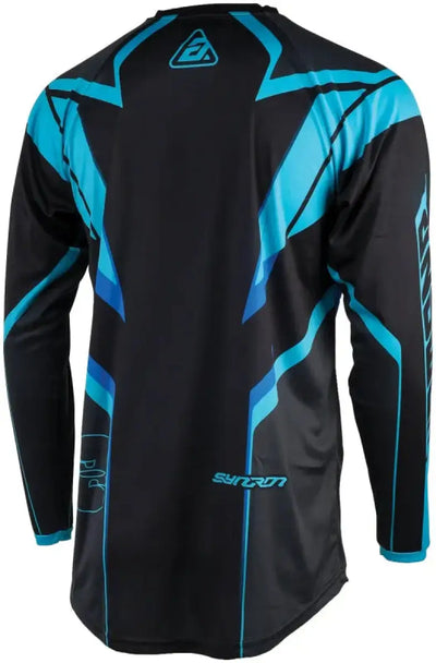 Black and blue Syncron Envenom Jersey for Answer 25 Syncron Envenom jersey small size