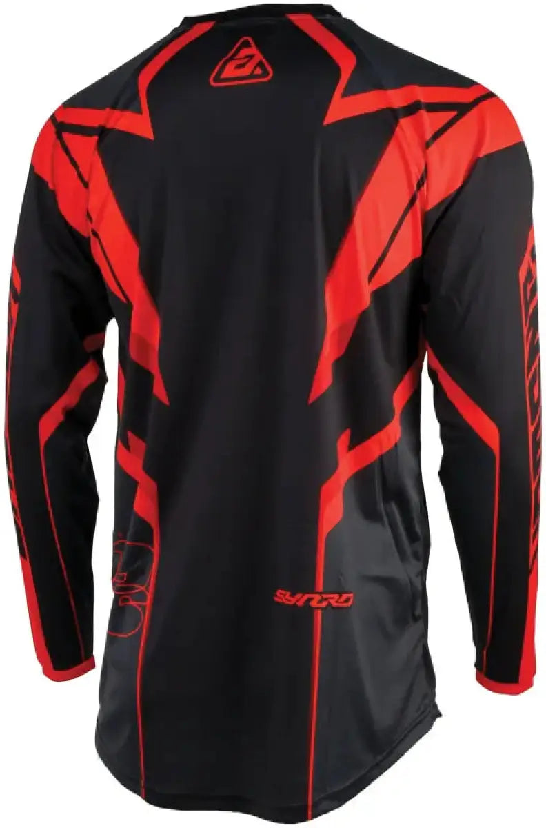 Black and red long-sleeved Syncron Envenom jersey for Answer 25 Envenom jersey fans
