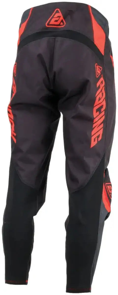 Black and red dirt bike pants with reinforced knees, Syncron Envenom Pants Red/Black