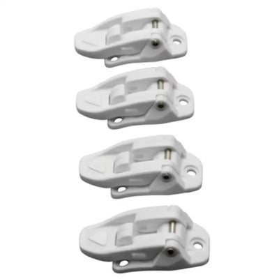 White plastic latches for Answer AR1 Boot Buckle Kit, perfect for answer ar1 boot repair