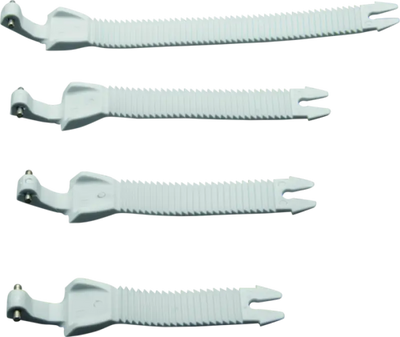 White plastic ratchet straps for Answer AR1 Boot Buckle Youth 445252 product