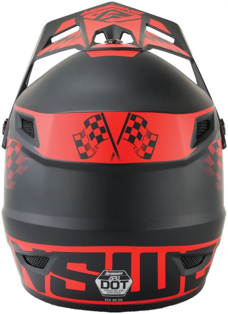 Answer AR1 Sweep Helmet Black/Red - Small - Answer