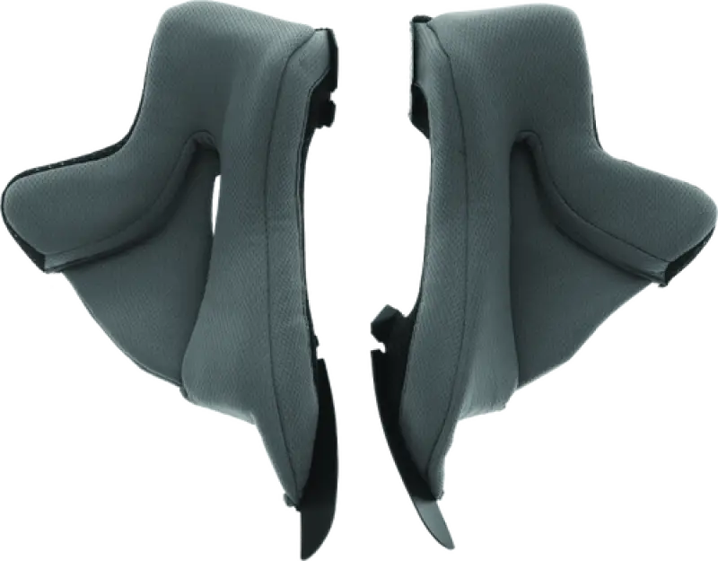 Gray helmet cheek pads for Answer AR5 helmet, fits 2XL size, provides comfy protection
