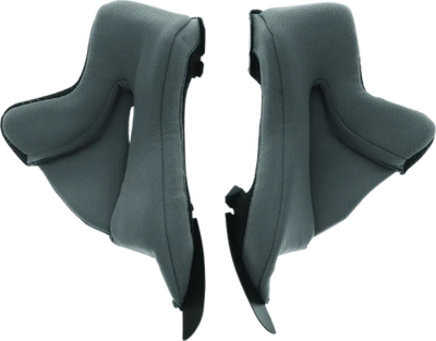 Gray helmet cheek pads for Answer AR5 Cheek, XS size, tennis gear upgrade