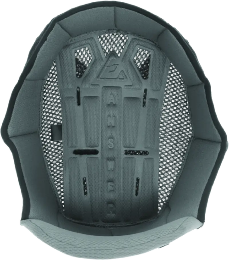 Gray helmet interior with Answer AR5 Liner Black for Answer AR5 helmet XL size