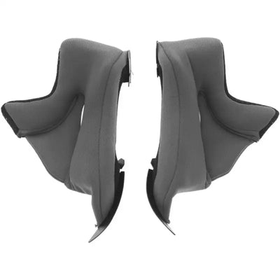 Gray helmet cheek pads for Answer AR7 Cheek in Small size, style 447134