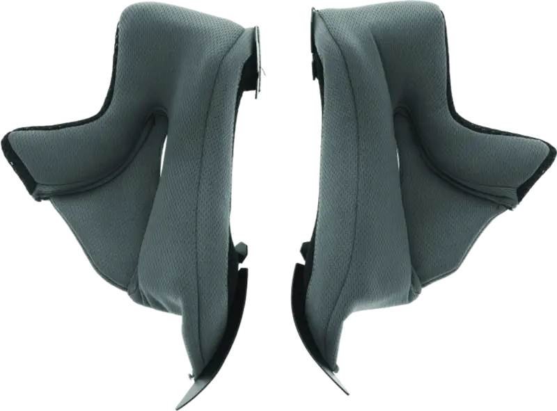 Gray helmet cheek pads for Answer AR7 Cheek fit and comfort, XXL size