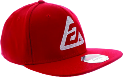 Red Answer Bold Logo Hat with bold logo design for stylish baseball cap look