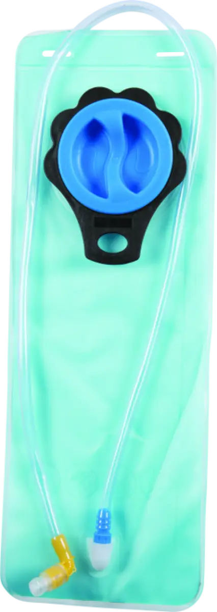 Answer Hydration Bladder with tube and bite valve for easy hydration on the go