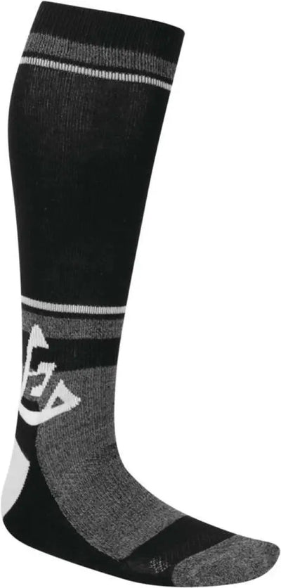 Answer Moto Socks Black Youth knee-high moto socks for style and comfort