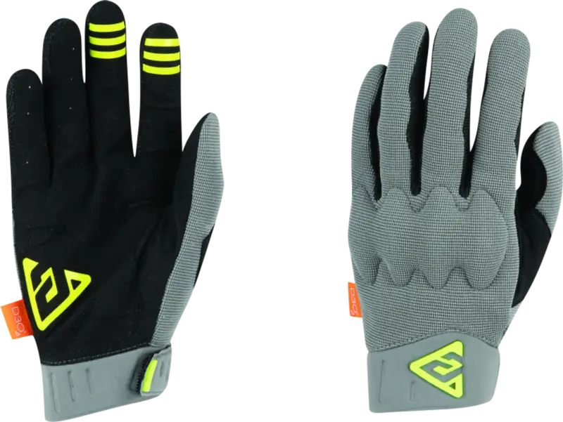 Answer Paragon Gloves Hyper Acid Grey 2XL - gray and black work gloves for heavy-duty use