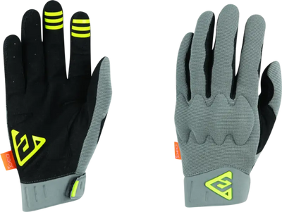 Pair of Answer Paragon Gloves Hyper Acid Grey in medium size for tough work