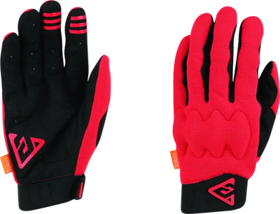 Answer Paragon gloves red and black cycling gloves for a snug fit and style