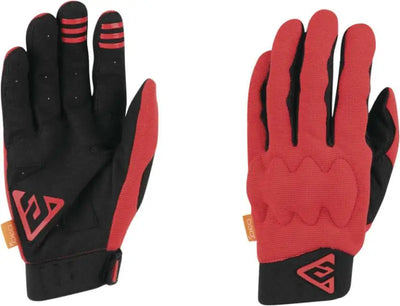 Answer Paragon Gloves Red Black large cycling gloves for biking comfort and style