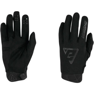 Answer Peak Glove black cycling gloves for youth, perfect peak glove for riding