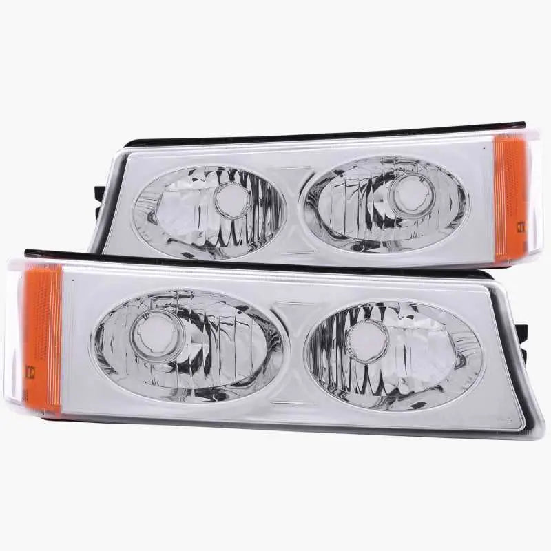 ANZO 2003-2006 Chevrolet Silverado 1500 Euro Parking Lights Crystal 