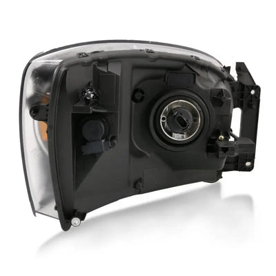 ANZO 2006-2009 Dodge Ram 1500 Crystal Headlight Black Amber - Truck & Automotive