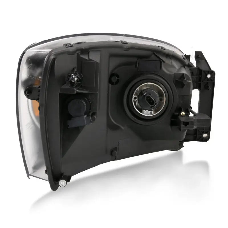 ANZO 2006-2009 Dodge Ram 1500 Crystal Headlight Black Amber - Truck & Automotive