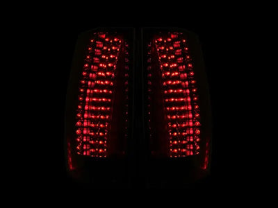ANZO 2007-2011 Cadillac Escalade LED Taillights Chrome - Truck & Automotive