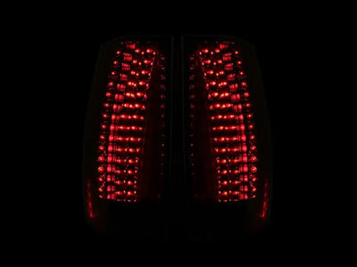 ANZO 2007-2011 Cadillac Escalade LED Taillights Chrome - Truck & Automotive