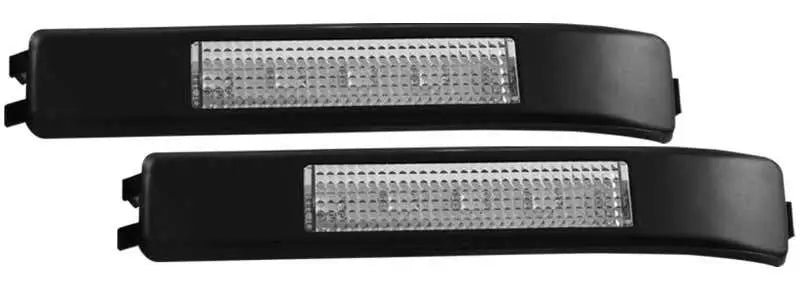 ANZO LED Mirror Lights 2009-2014 Ford F-150 LED Mirror Lights Clear w/ Amber LED 