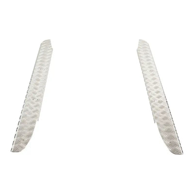 Textured silver ARB Deluxe Rails Rear for RV parts & accessories with running boards