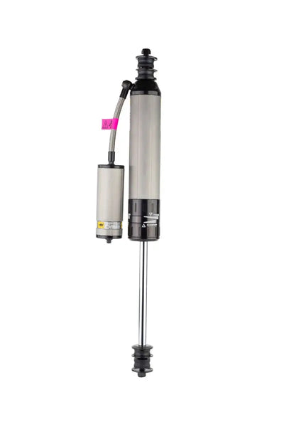 Silver and black OMEBP51 shock absorber for LC80/105 front, high-performance shock absorber