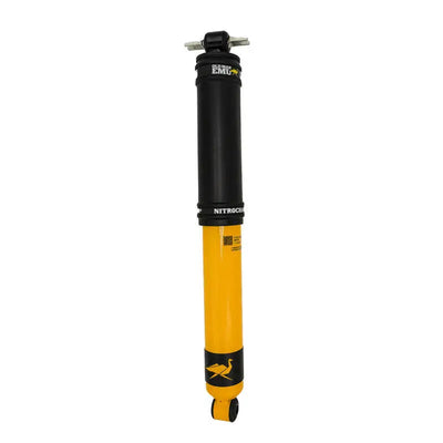 Yellow and black ARB OME Nitrocharger Plus shock for Jeep Wrangler Tj rear