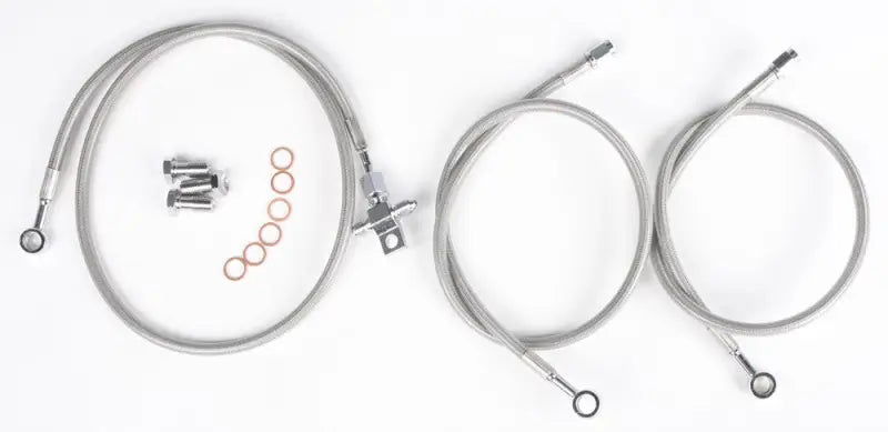 ATC250R-R-4 Brakeline Rear Honda Std + 4 - Brake Line Kit
