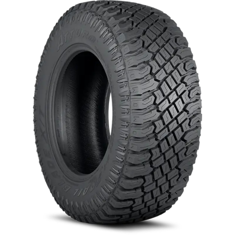 Atturo Trail Blade X/T tire with aggressive tread for off-road adventures