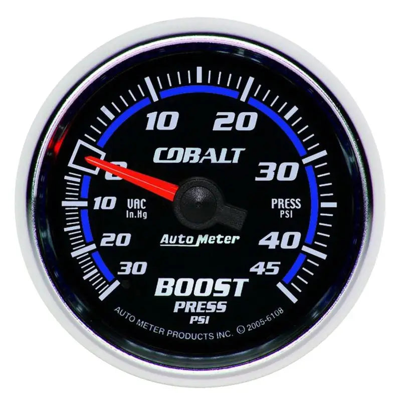 Autometer Cobalt 52mm 45psi Vacuum Boost Gauge - Truck & Automotive