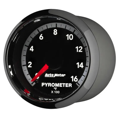 Autometer Gen4 Dodge Factory Match 52.4mm Full Sweep Electronic 0-1600 Deg F EGT/Pyrometer Gauge - Truck & Automotive