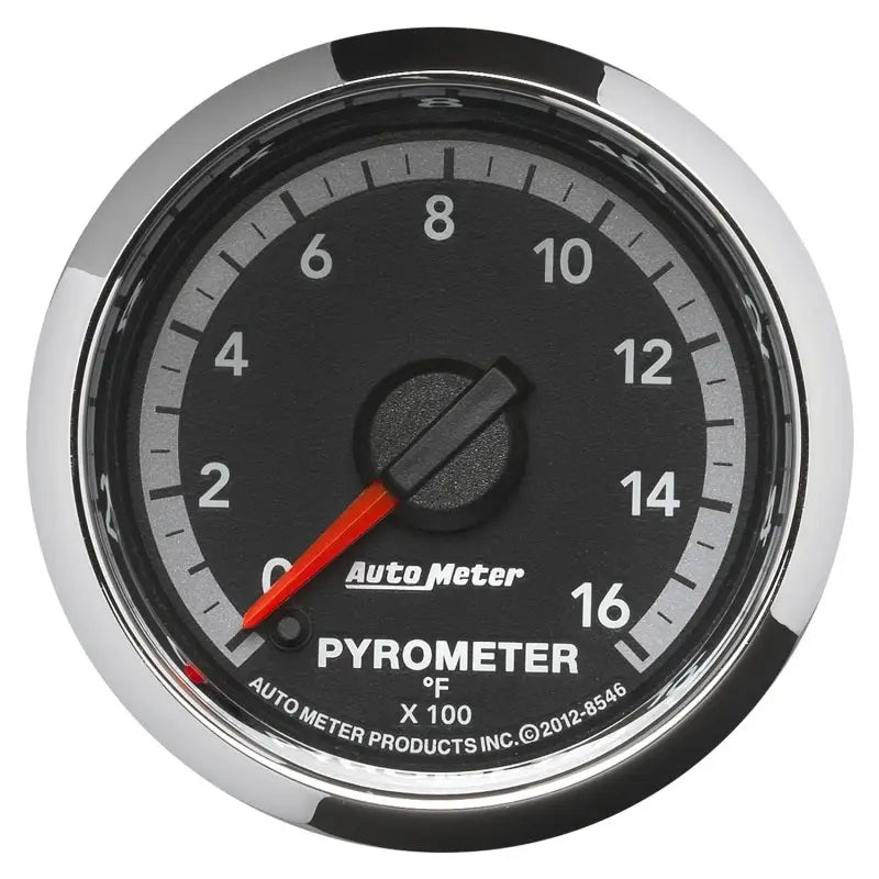 Autometer Gen4 Dodge Factory Match 52.4mm Full Sweep Electronic 0-1600 Deg F EGT/Pyrometer Gauge - Truck & Automotive