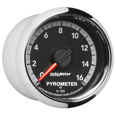 Autometer Gen4 Dodge Factory Match 52.4mm Full Sweep Electronic 0-1600 Deg F EGT/Pyrometer Gauge - Truck & Automotive